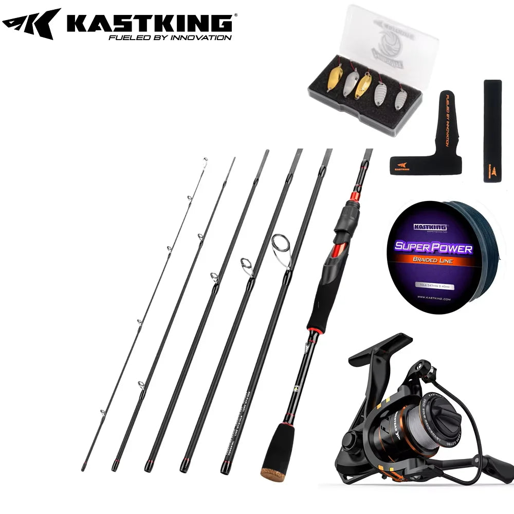 KastKing Spinning Reel and Rod Combo Set