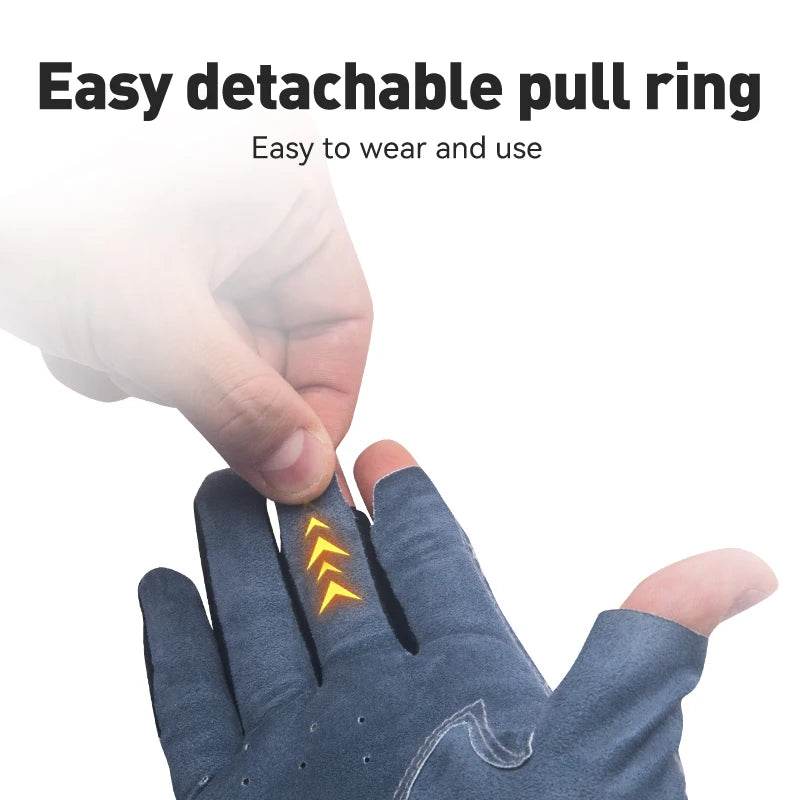 Kingdom Anti-Slip Three Finger Fishing Gloves - Fish & Cheaps | Fishing & Outdoor Gear