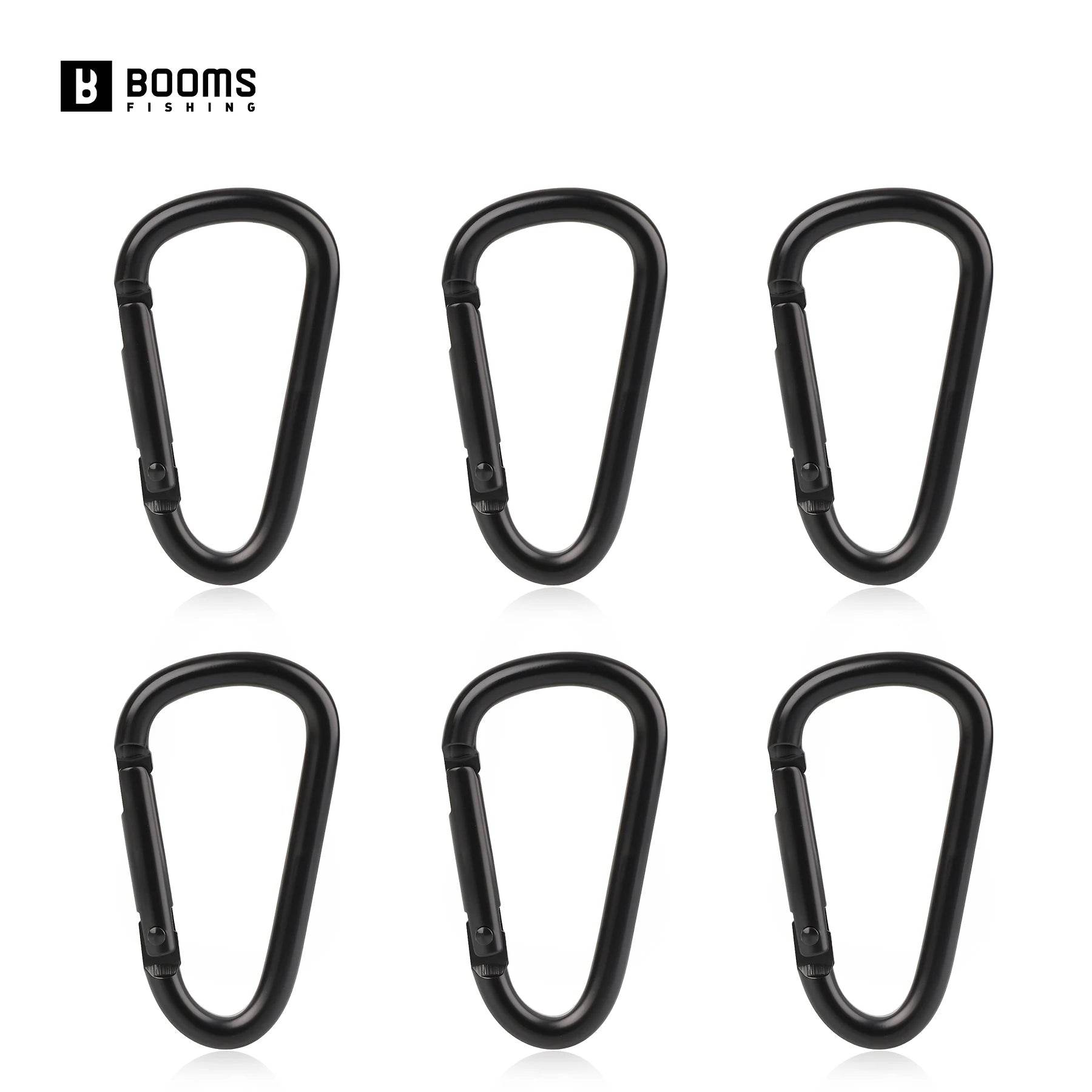 Booms Fishing CC2 Clip Set – 6-Pack Aluminium Mini Carabiners - Fish & Cheaps | Fishing & Outdoor Gear