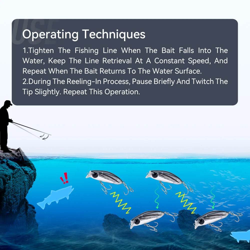 Kingdom Micro Minnow 2.6g – Precision Lure for Every Angler - Fish & Cheaps | Fishing & Outdoor Gear