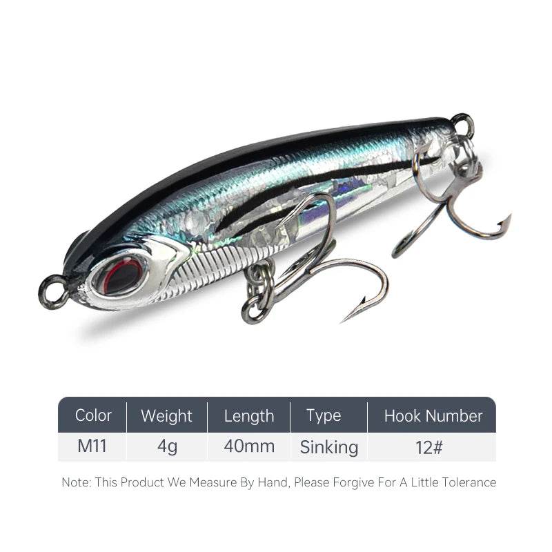 Kingdom Mini Pencil Hard Bait – 40mm/4g - Fish & Cheaps | Fishing & Outdoor Gear