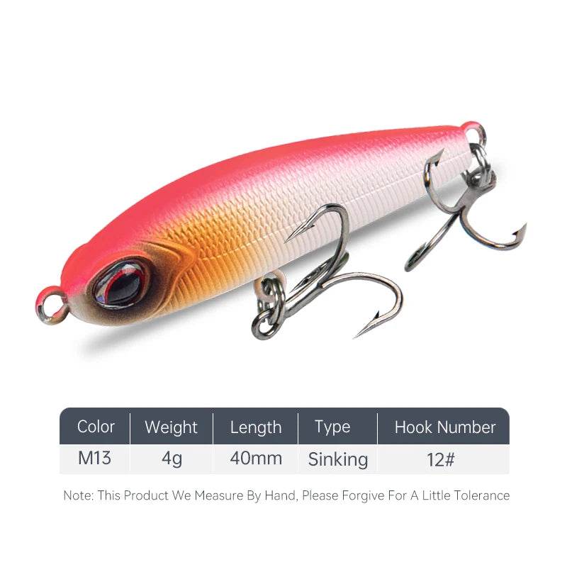 Kingdom Mini Pencil Hard Bait – 40mm/4g - Fish & Cheaps | Fishing & Outdoor Gear