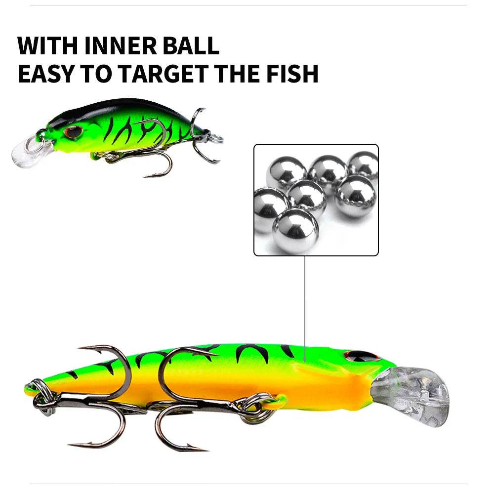 PROBEROS Mini Sinking Minnow Wobbler - Fish & Cheaps | Fishing & Outdoor Gear