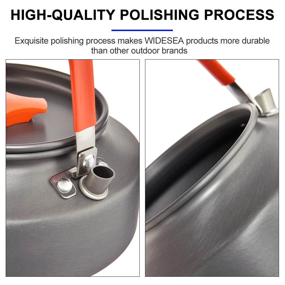 Widesea Camping Kettle — 1.1L / 1.5L / 2L - Fish & Cheaps | Fishing & Outdoor Gear