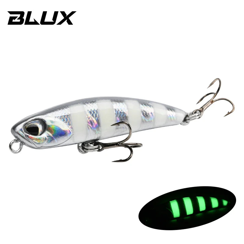 BLUX LURKER 48 Fishing Lure Sinking Pencil Heavy Stick 48MM 6.3G Saltwater Lipless Minnow Wobbler Hard Plastic Bait Tackle