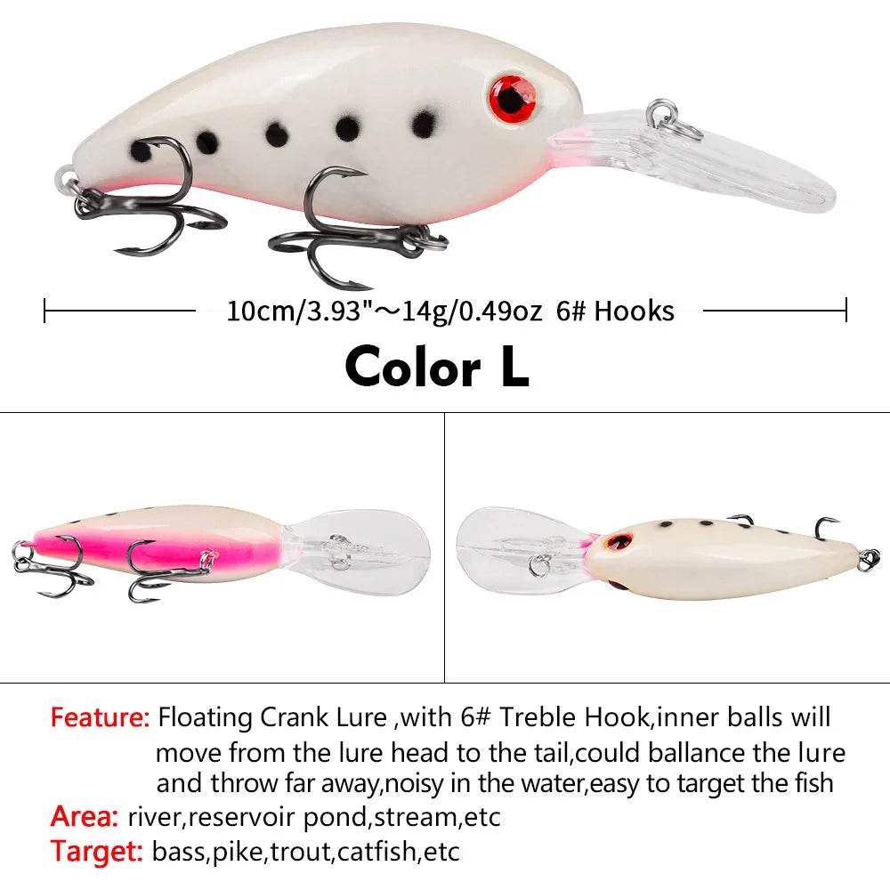 PROBEROS Minnow 10cm Crankbait – Proven Topwater Action - Fish & Cheaps | Fishing & Outdoor Gear