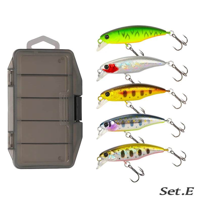 TSURINOYA 48S Sinking Minnow Lure Kit - Fish & Cheaps | Fishing & Outdoor Gear
