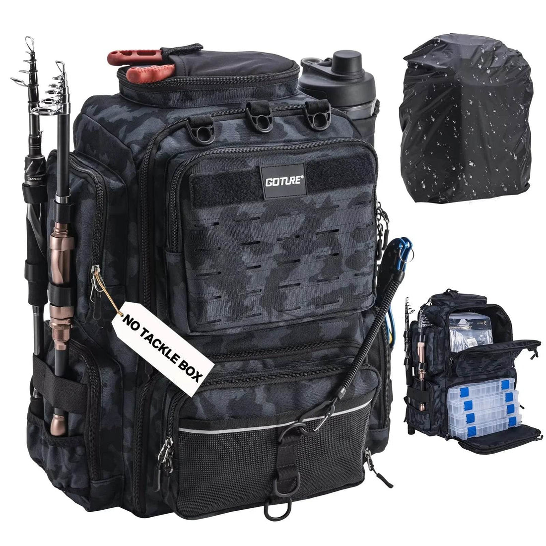 Goture Multifunctional Fishing Backpack 55L - Fish & Cheaps | Fishing & Outdoor Gear