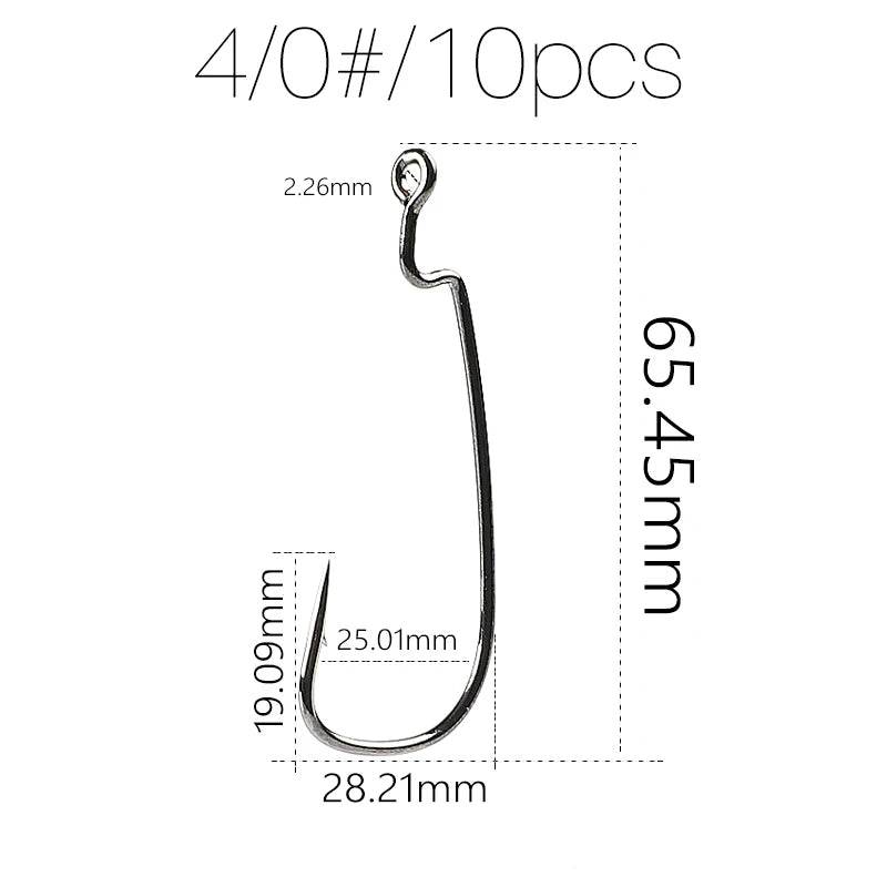 Supercontinent Offset Carbon Steel Crank Hooks – Big Rings - Fish & Cheaps | Fishing & Outdoor Gear