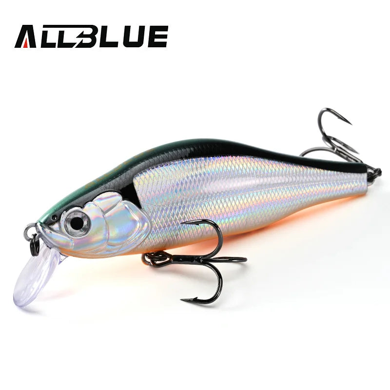 ALLBLUE HUNCH 105SP SR Fishing Lure Shad 105mm 28.5g Suspend Wobbler Minnow 1-1.5M Artificial Hard Plastic Bait Bass Pike Tackle