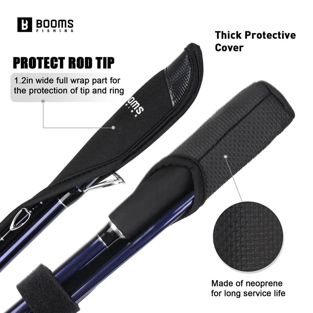 Booms RS7 Rod Protective Sheath – Adjustable & Secure - Fish & Cheaps | Fishing & Outdoor Gear