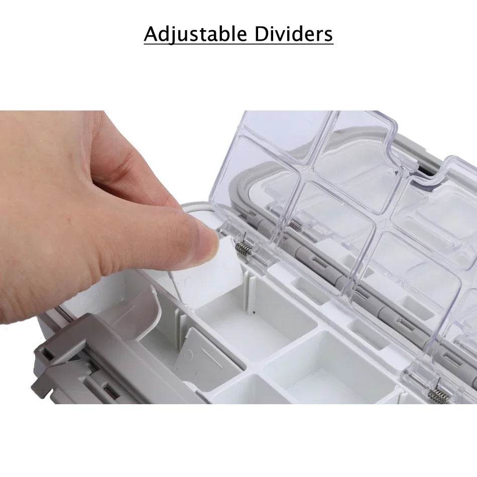 Goture Waterproof Double Side Tackle Box - Fish & Cheaps | Fishing & Outdoor Gear