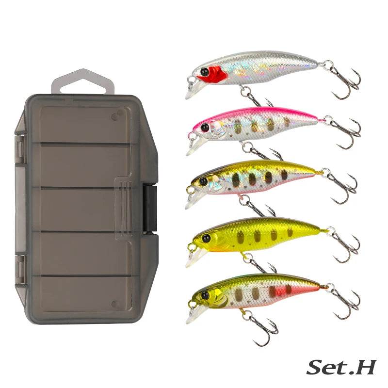 TSURINOYA 48S Sinking Minnow Lure Kit - Fish & Cheaps | Fishing & Outdoor Gear