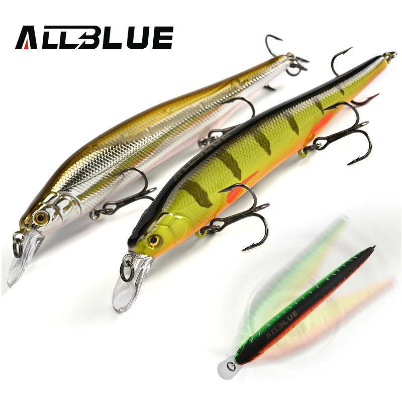 ALLBLUE KITETSU 115SP Wobbler Suspend Fishing Lure 115mm 15.4g Hard Plastic Minnow Pike Bass Perch Artificial Bait Tackle