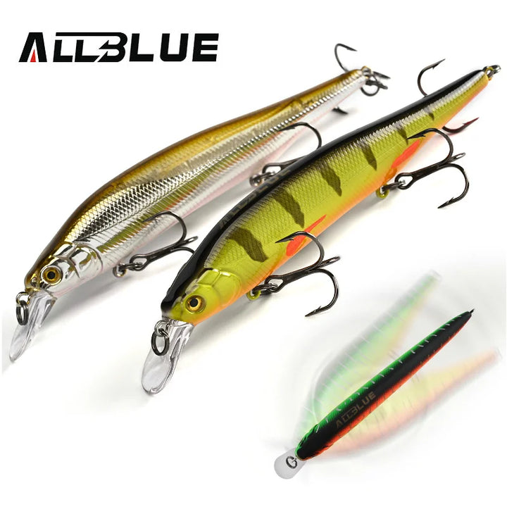 ALLBLUE KITETSU 115SP Wobbler Suspend Fishing Lure 115mm 15.4g Hard Plastic Minnow Pike Bass Perch Artificial Bait Tackle