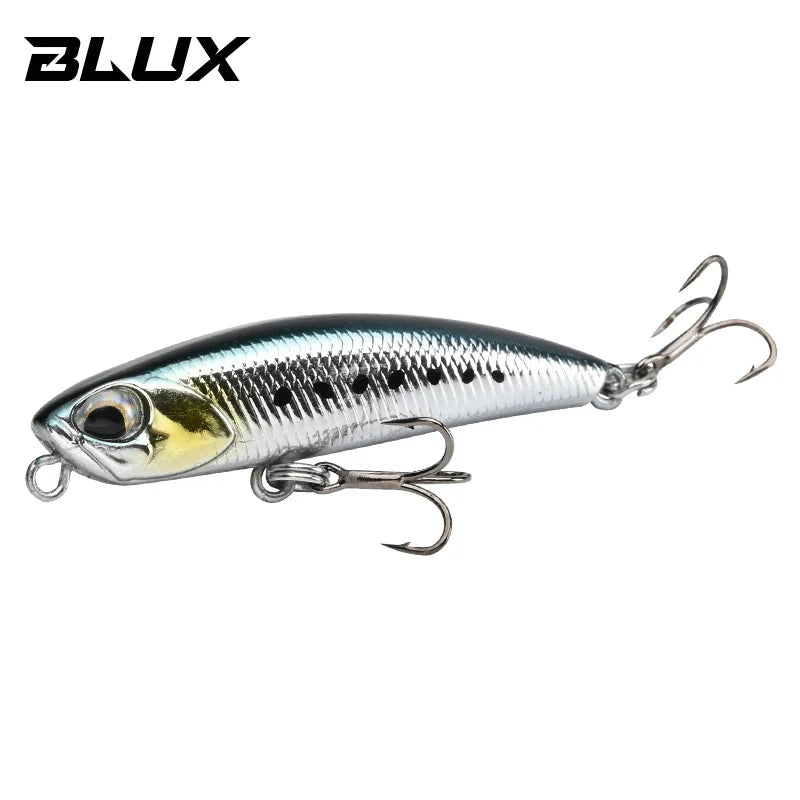 BLUX LURKER 48 Fishing Lure Sinking Pencil Heavy Stick 48MM 6.3G Saltwater Lipless Minnow Wobbler Hard Plastic Bait Tackle