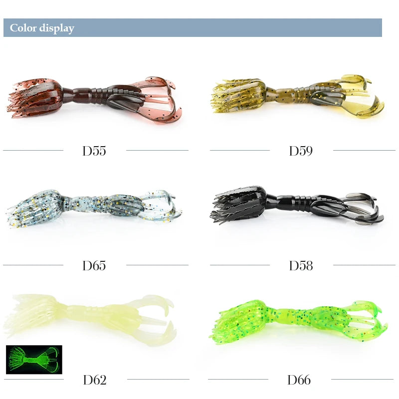 MEREDITH HYPER SPIDER Super Powerful Skirted Finesse Bait