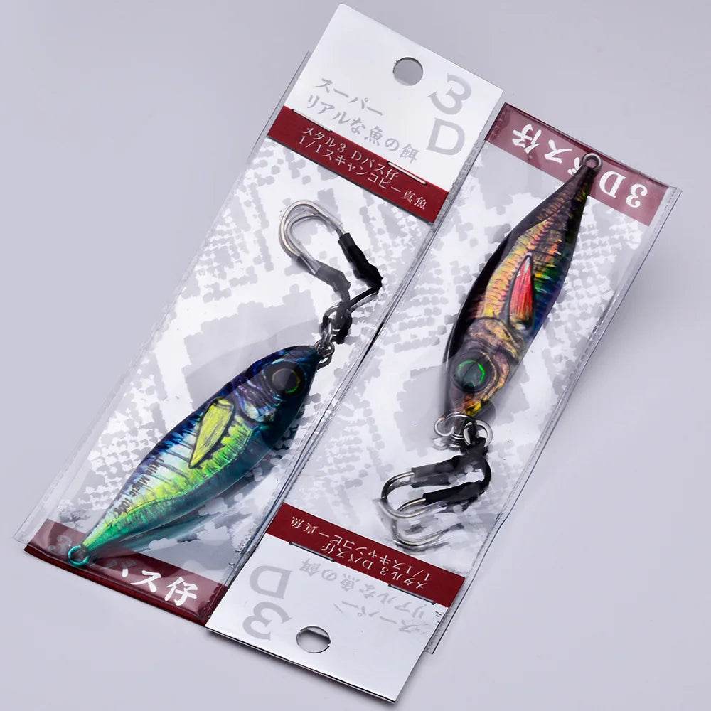 PROBEROS Metal Slow Jig Lure – Luminous Saltwater - Fish & Cheaps | Fishing & Outdoor Gear