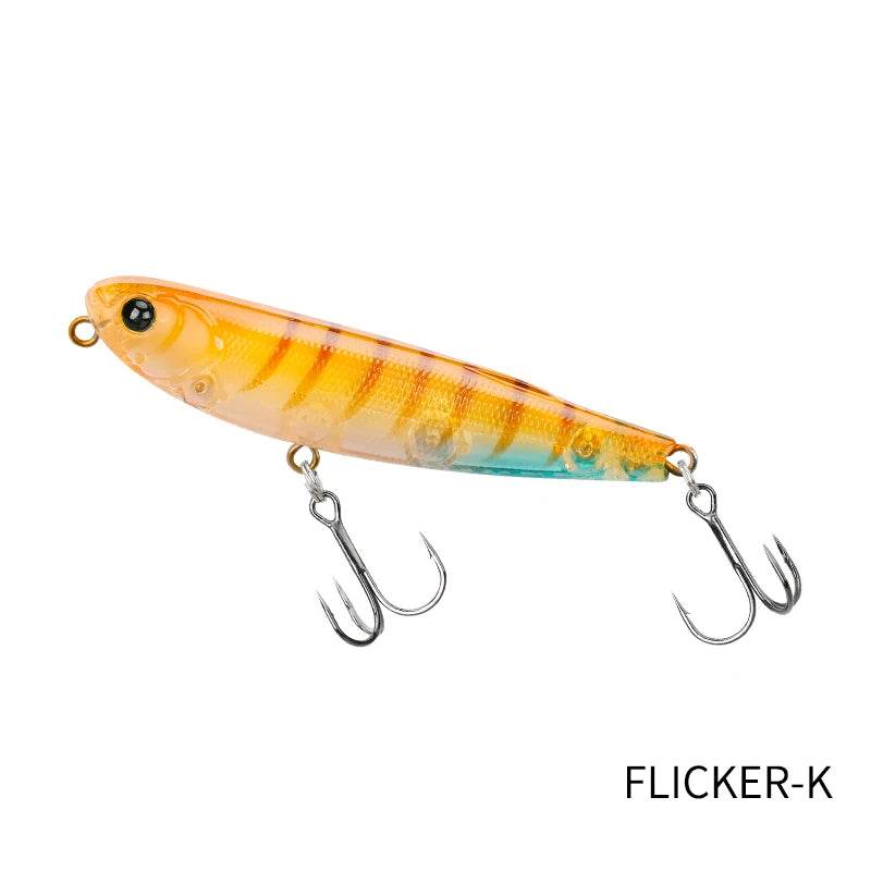 TSURINOYA FLICKER 70F Z Dog Topwater Walker - Fish & Cheaps | Fishing & Outdoor Gear