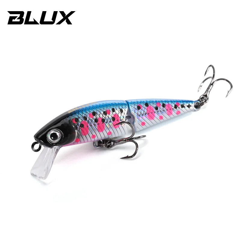 BLUX DR. Minnow Joint 50S Swimbait 50mm 3.2g Sinking Wobbler Fishing Lure Artificial Hard Bait for Pike Bass Trout