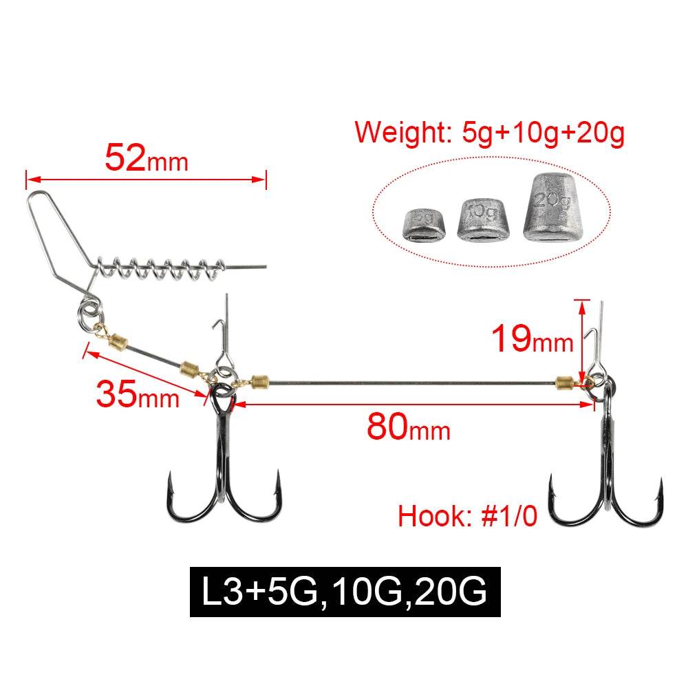 Spinpoler Multi-Depth Weighted Stinger Rig - Fish & Cheaps | Fishing & Outdoor Gear