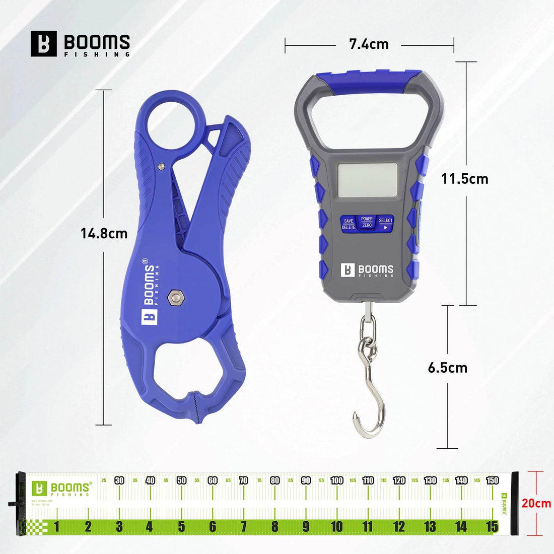 Booms Fishing 150cm Waterproof Measuring Ruler Set - Fish & Cheaps | Fishing & Outdoor Gear