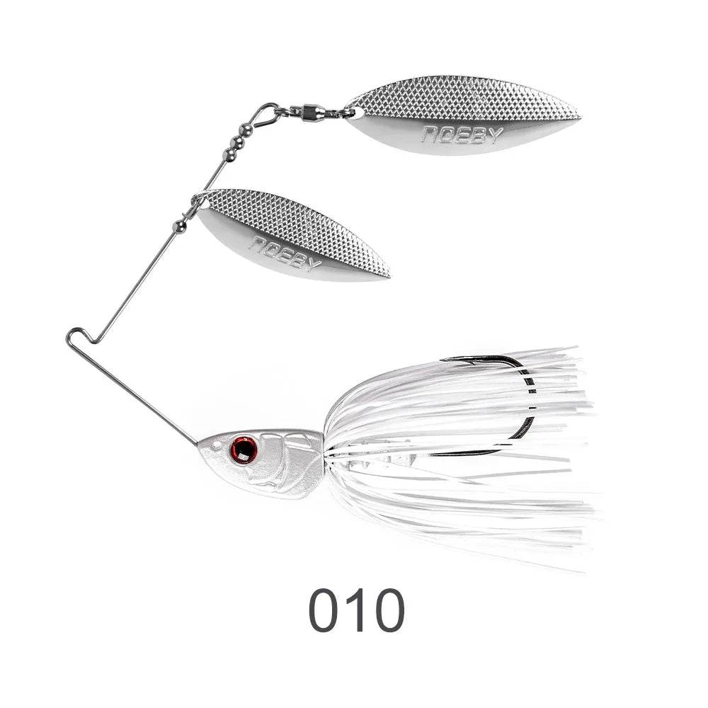 Noeby Spinnerbait Double Willow Blade Lure - Fish & Cheaps | Fishing & Outdoor Gear