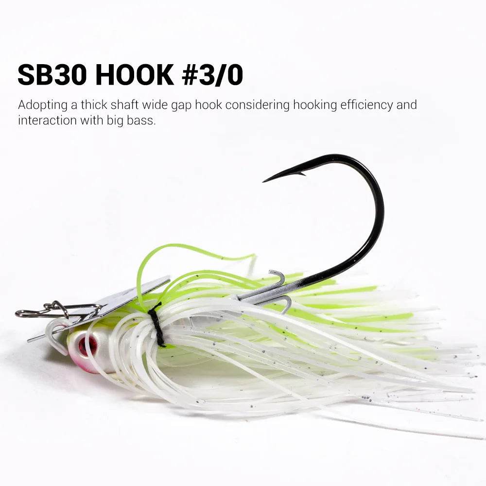 Noeby Chatterbait Bladed Jig – Needle Stinger Hook Series - Fish & Cheaps | Fishing & Outdoor Gear