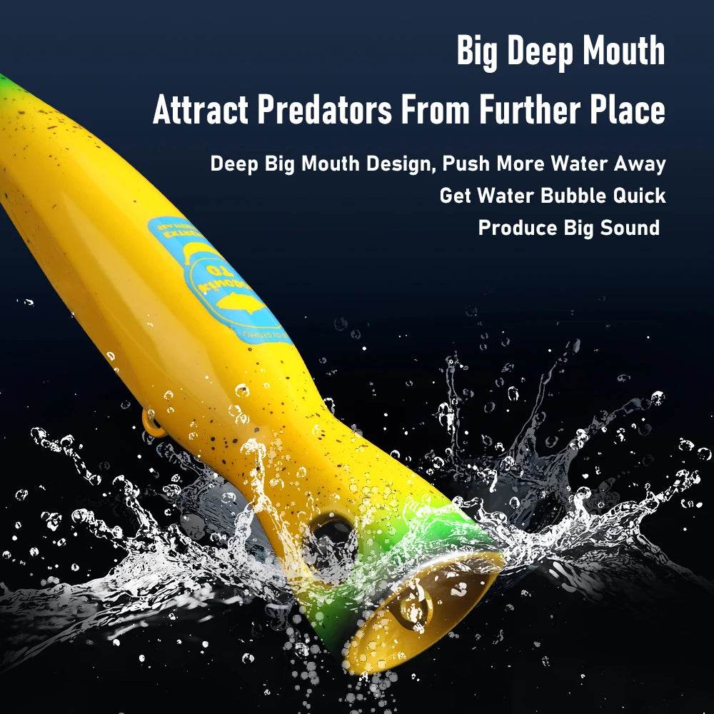 Kingdom GT Topwater Popper – 60g/85g, 160mm/185mm - Fish & Cheaps | Fishing & Outdoor Gear