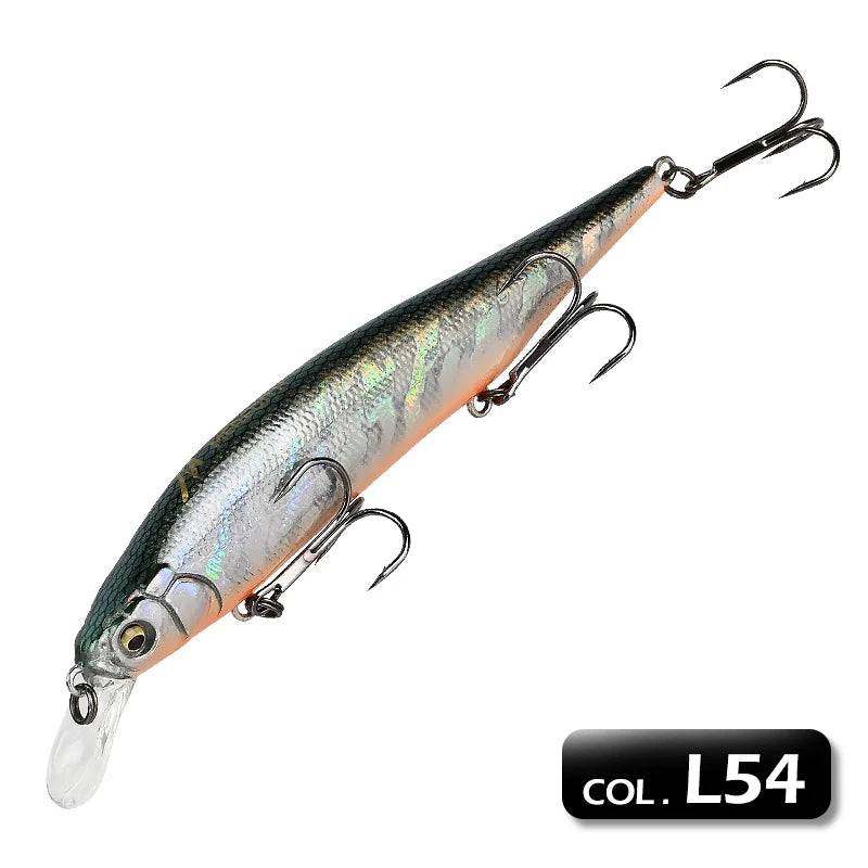 MEREDITH 115mm Slow Floating Jerkbaits Innovation Weight System for Pike Minnow Lures for Fishing Artificial Bait Fishing Bait