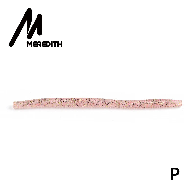MEREDITH Fishing Soft Lures 140mm 5.3g 10pcs Artificial Worm Baits Silicone Fishing Lures crankbait Fishing Tackle