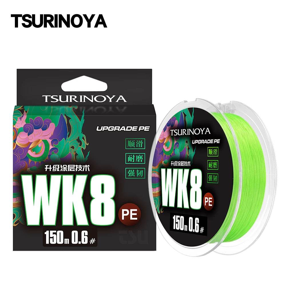 TSURINOYA WK8 8-Strand Braided Fishing Line - Fish & Cheaps | Fishing & Outdoor Gear