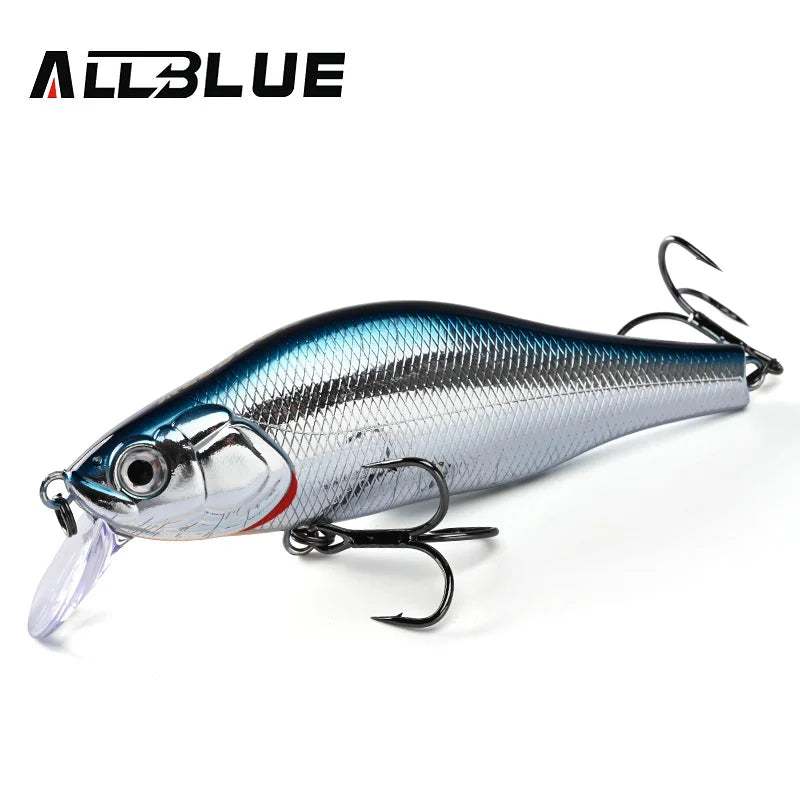 ALLBLUE HUNCH 105SP SR Fishing Lure Shad 105mm 28.5g Suspend Wobbler Minnow 1-1.5M Artificial Hard Plastic Bait Bass Pike Tackle