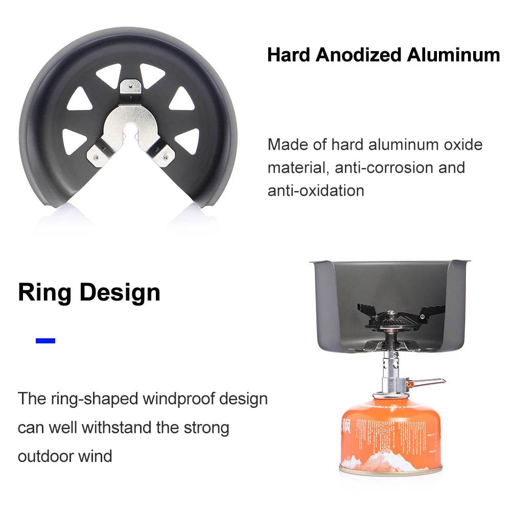 Widesea Camping Gas Stove Wind shield — Outdoor Wind Guard - Fish & Cheaps | Fishing & Outdoor Gear