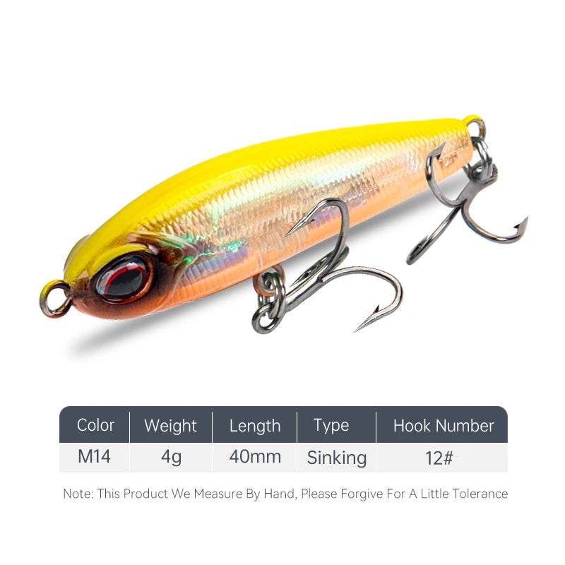 Kingdom Mini Pencil Hard Bait – 40mm/4g - Fish & Cheaps | Fishing & Outdoor Gear