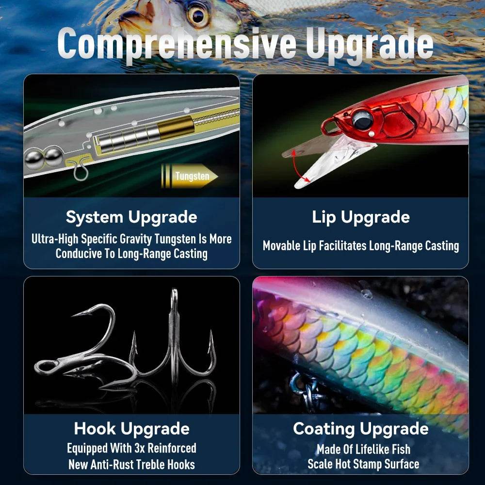 Kingdom Kingart-II Sinking Minnow Jerkbait - Fish & Cheaps | Fishing & Outdoor Gear