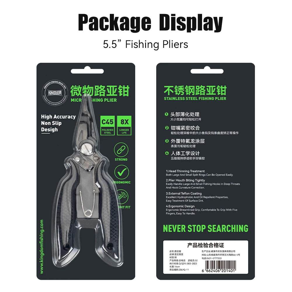 Kingdom Fishing Pliers – Multifunctional Tackle Tool - Fish & Cheaps | Fishing & Outdoor Gear