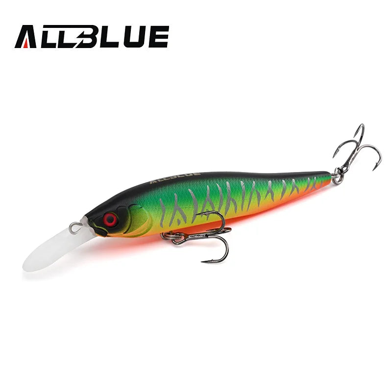 ALLBLUE X-NANAHAN+1 Deep Diving Minnow Fishing Lure 75mm 7g 0-2M Magnetic Slow Floating  Wobbler Bass Pike Artificial Bait