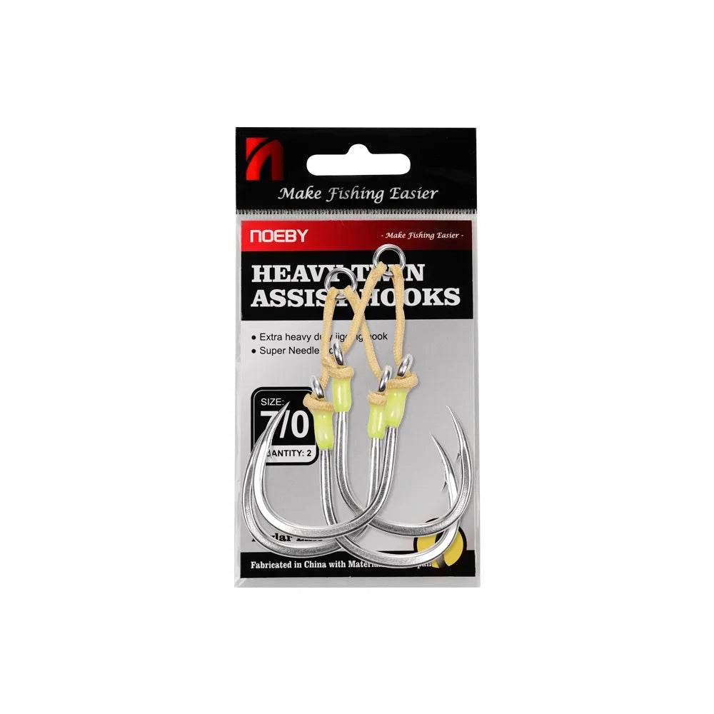 Noeby Heavy Duty Twin Assist Hook - Fish & Cheaps | Fishing & Outdoor Gear