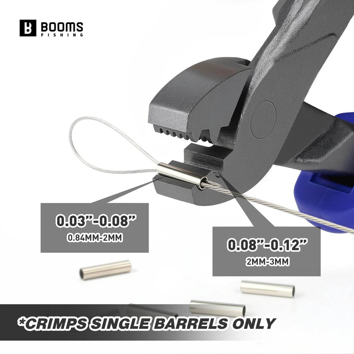 Booms Fishing 28cm Crimping Pliers Kit – 300 Sleeves & Lanyard - Fish & Cheaps | Fishing & Outdoor Gear