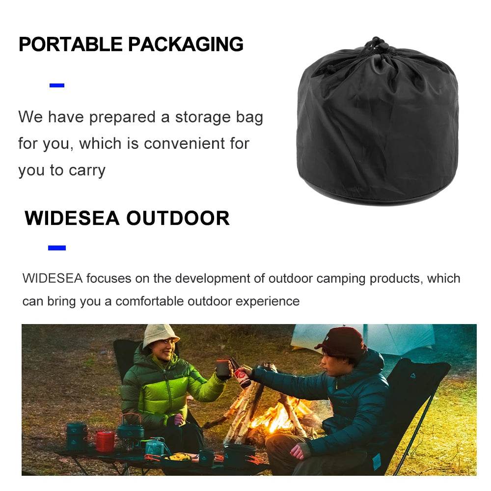 Widesea Aluminium Camping Pot — Group Outdoor Cookware - Fish & Cheaps | Fishing & Outdoor Gear