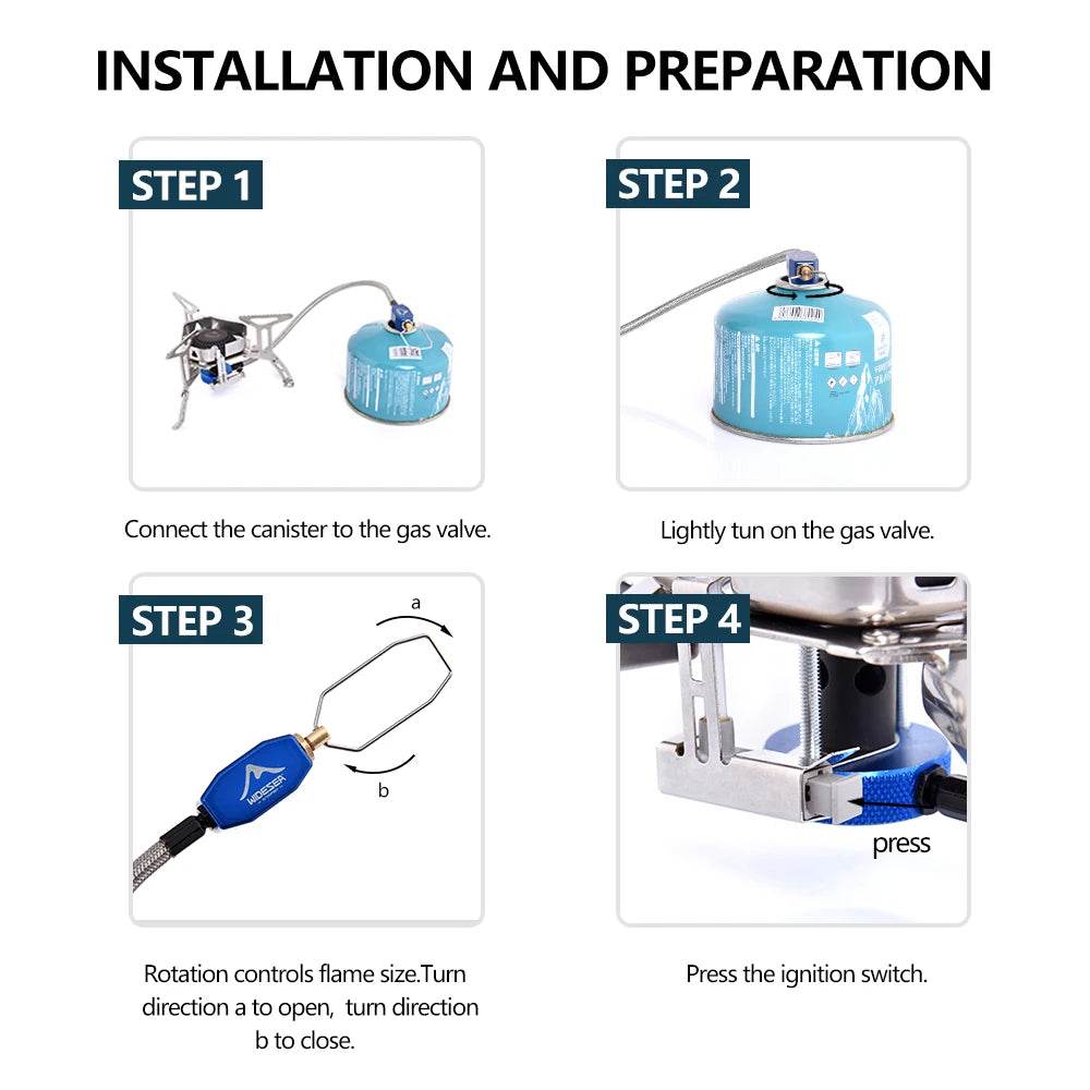 Widesea 3500W Foldable Camping Stove - Fish & Cheaps | Fishing & Outdoor Gear