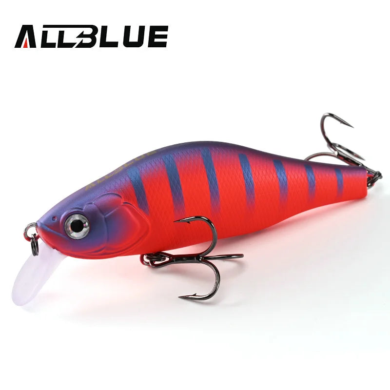ALLBLUE HUNCH 105SP SR Fishing Lure Shad 105mm 28.5g Suspend Wobbler Minnow 1-1.5M Artificial Hard Plastic Bait Bass Pike Tackle