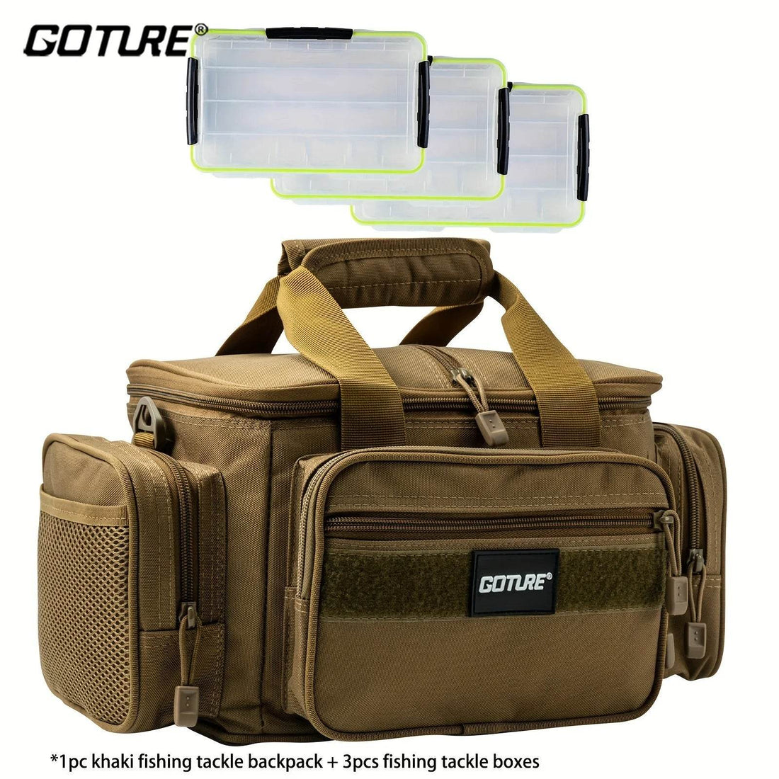 Goture Waterproof Fishing Bag – 3 Box Outdoor Backpack - Fish & Cheaps | Fishing & Outdoor Gear