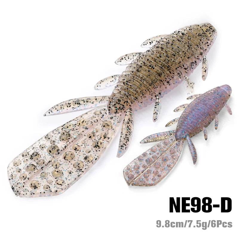 TSURINOYA Nebula Shrimp 9.7cm Soft Lures – 6 Pack - Fish & Cheaps | Fishing & Outdoor Gear