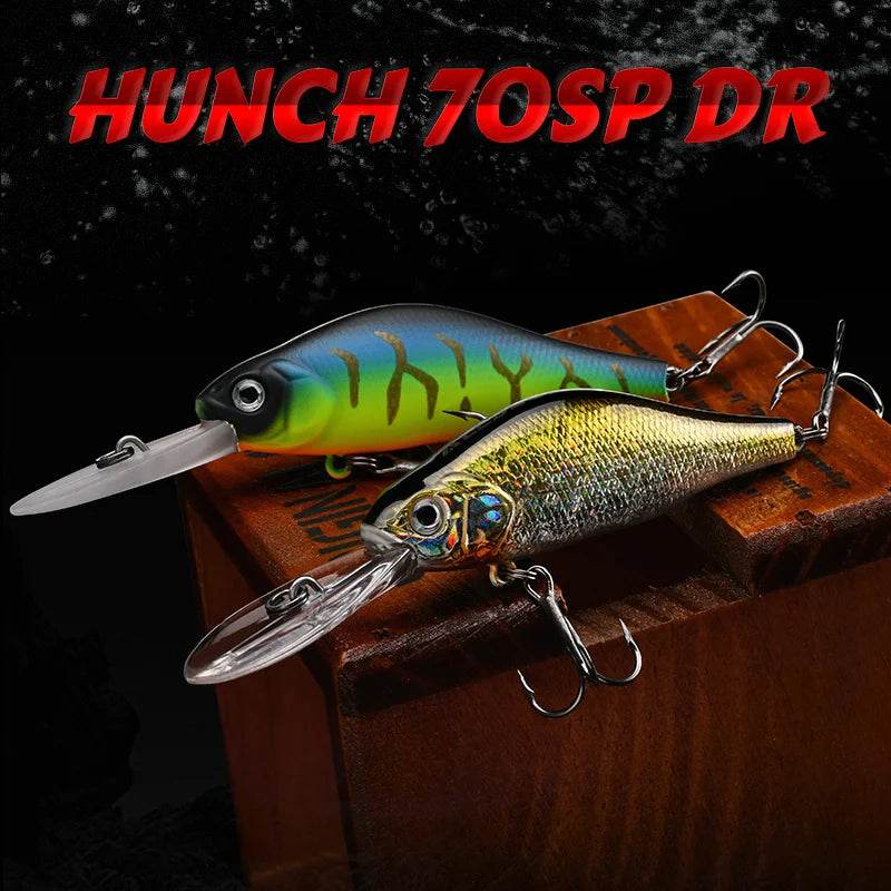 ALLBLUE HUNCH 70SP DR: Pro Suspended Minnow Lure - Fish & Cheaps | Fishing & Outdoor Gear