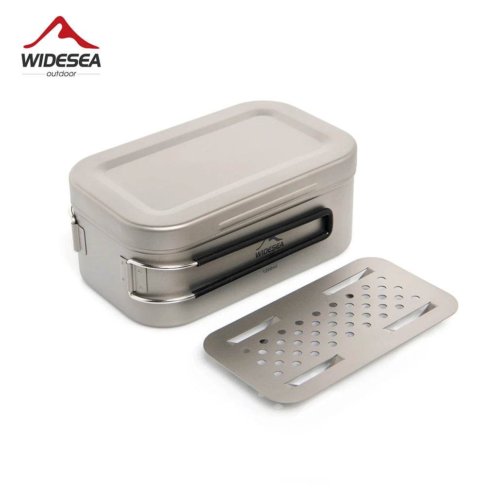 Widesea Lightweight Titanium Camping Lunch Box - Fish & Cheaps | Fishing & Outdoor Gear