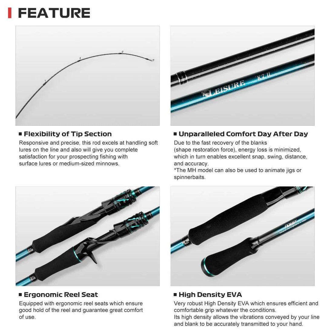 Noeby Spinning Casting Rod – Fast Action Precision - Fish & Cheaps | Fishing & Outdoor Gear