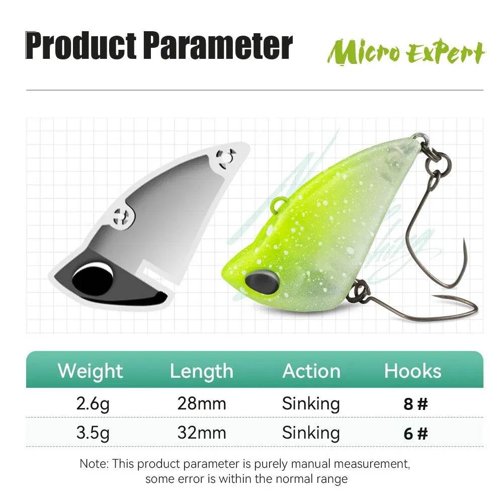 Kingdom Micro Expert Sinking Vibe Lure - Fish & Cheaps | Fishing & Outdoor Gear