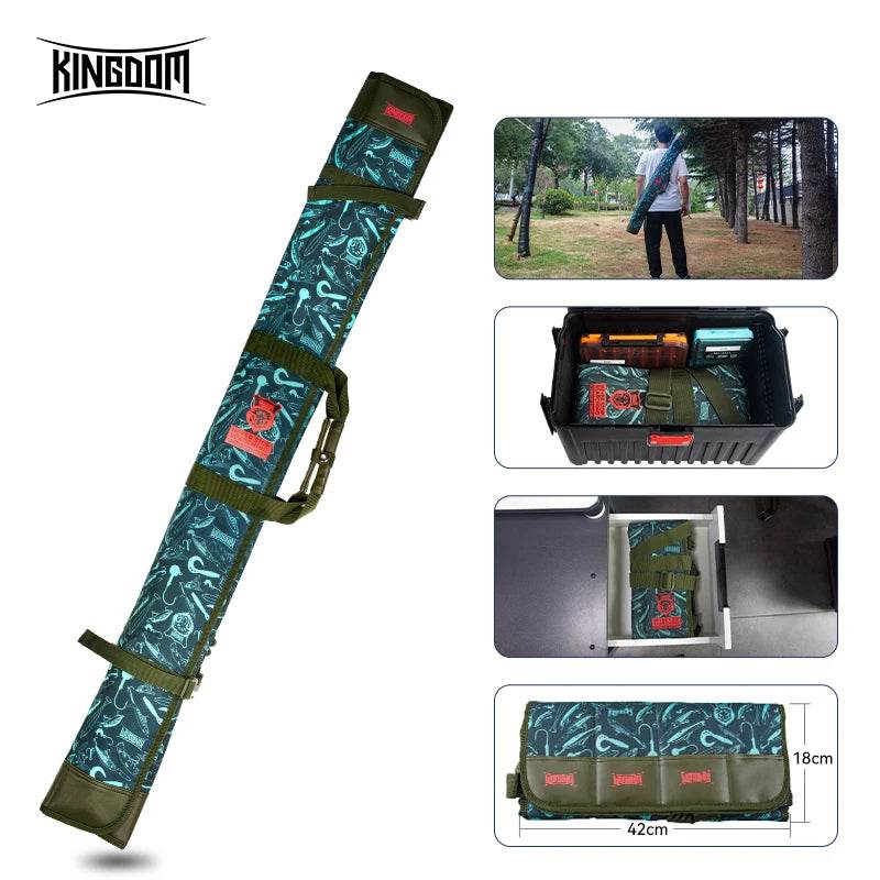 Kingdom Waterproof Rod Bag – Portable Storage 1.25m/1.45m - Fish & Cheaps | Fishing & Outdoor Gear
